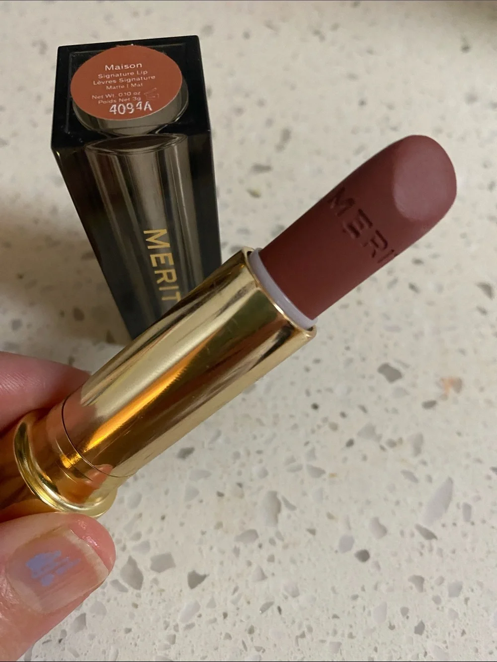 MERIT Signature Lip Lightweight Matte Lipstick-Maison